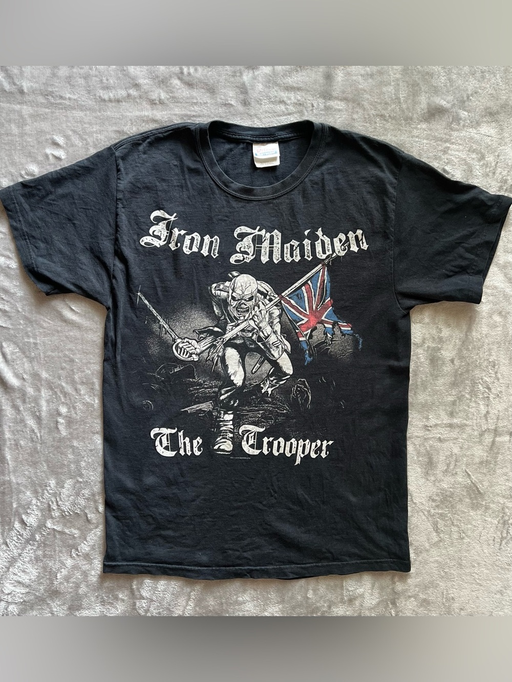 Iron Maiden The Trooper 2011 Graphic Band Tee Black M